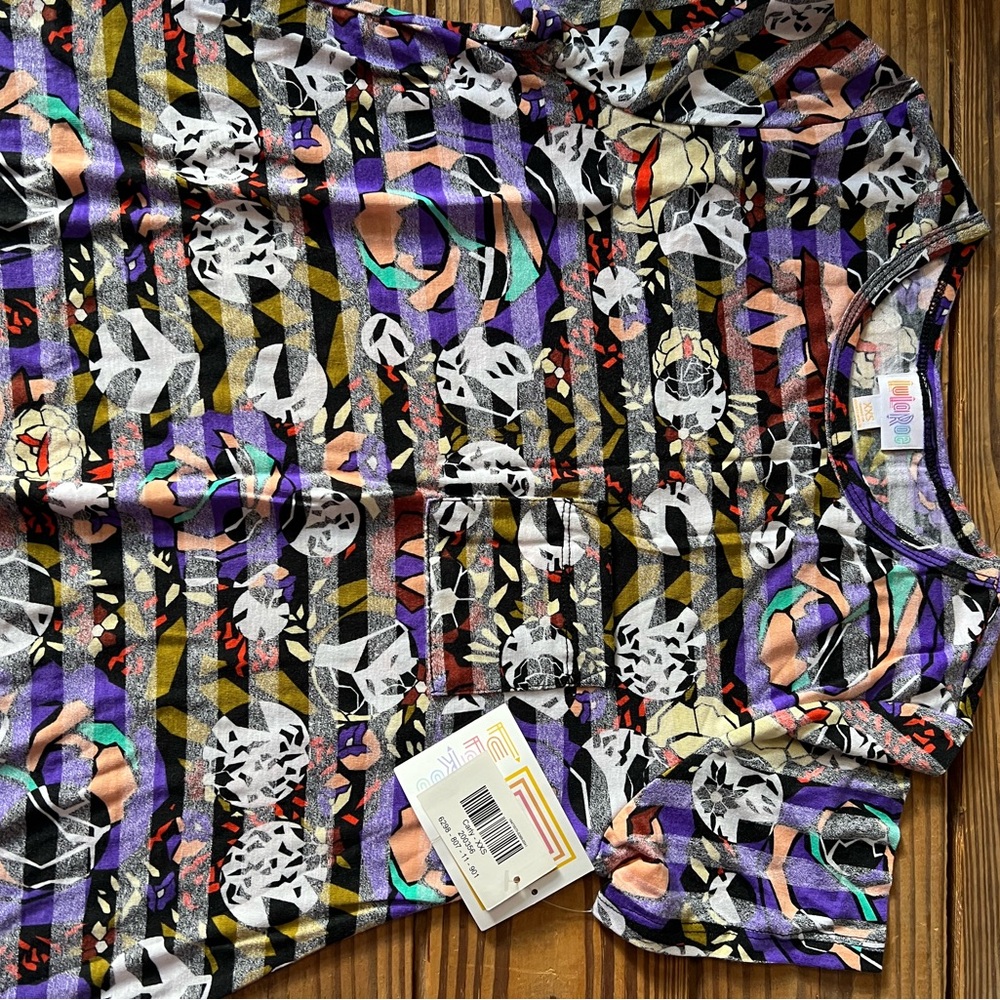 Lularoe Colorful Abstract Patterned Dress - Picture 2 of 5